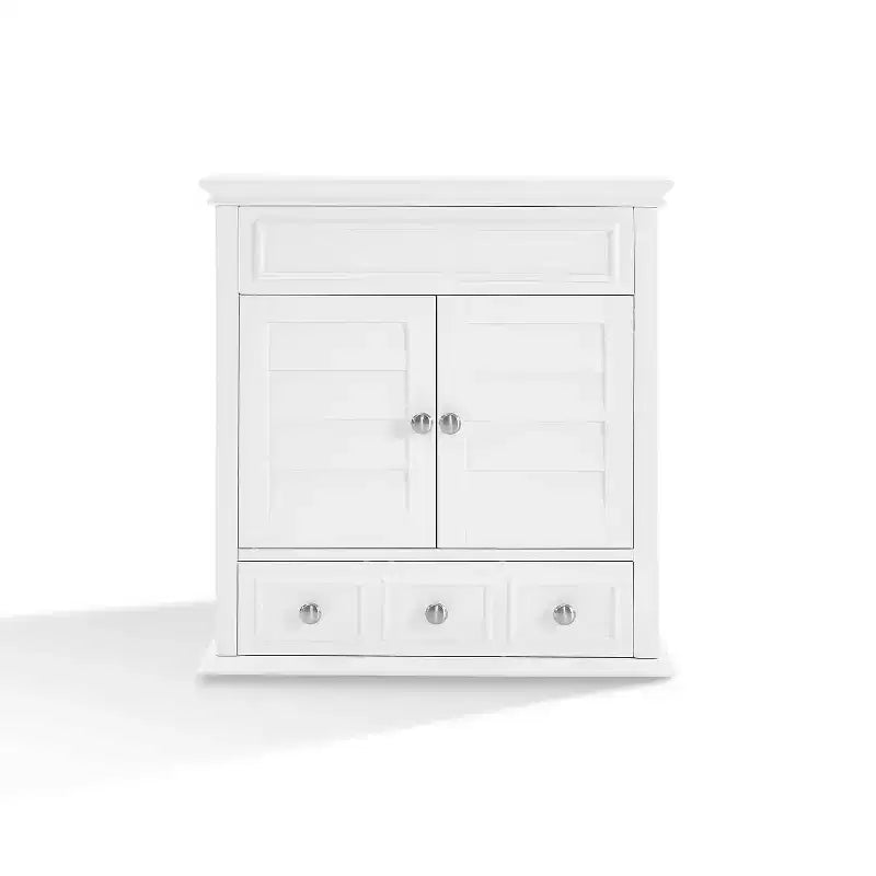 Crosley Lydia Wall Mounted Storage Cabinet Warm White