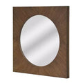 American Art Decor Carved Recollections Box Top Carved Mirror Brown