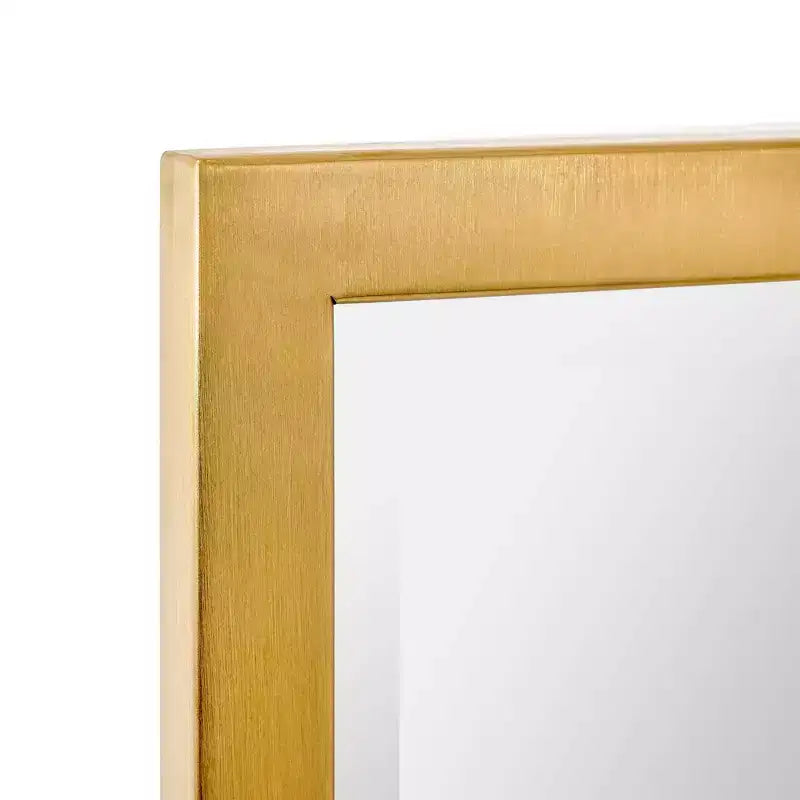 16"x26" Brushed Gold Recessed Medicine Cabinet with Beveled Mirror, 3 Shelves, Wall Mount