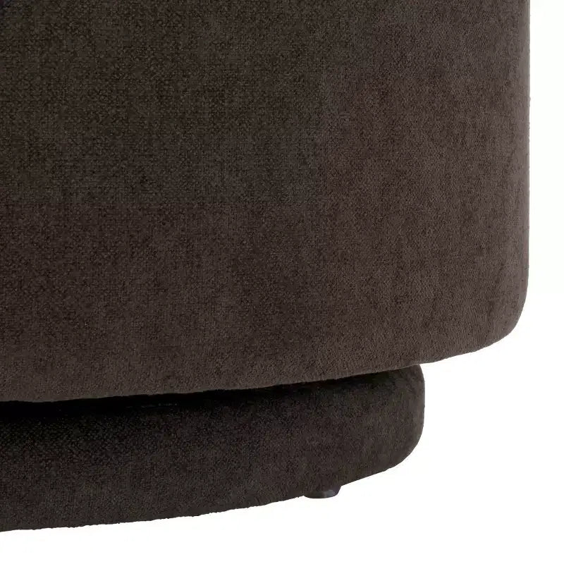 Swivel Accent Chair, Armless Linen Upholstered, 360-Degree Rotation, Wood Frame, 275LBS