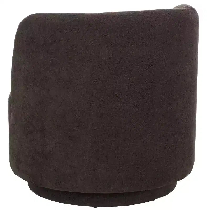 Fauteuil pivotant, sans accoudoirs, en lin, rotation à 360 degrés, cadre en bois, 125 kg