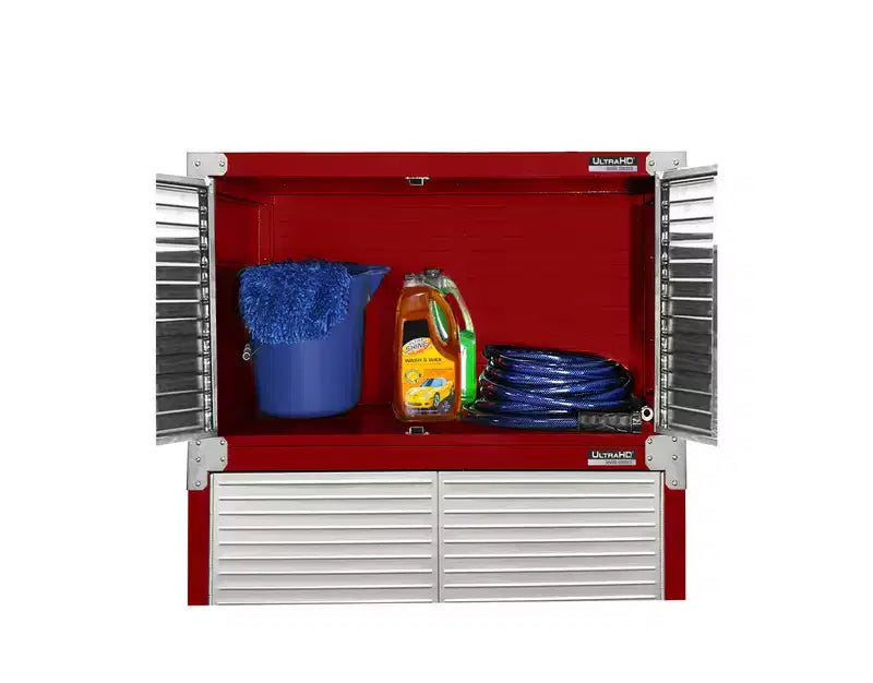 Heavy-Duty Stacking Top Cabinet, 30"W x 18"D x 18.5"H, Steel Storage Cabinet