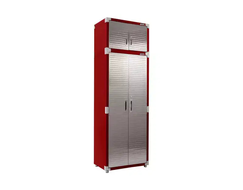 Heavy-Duty Stacking Top Cabinet, 30"W x 18"D x 18.5"H, Steel Storage Cabinet