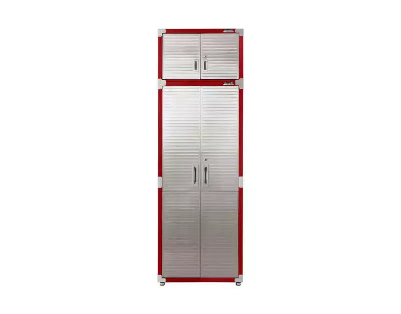 Heavy-Duty Stacking Top Cabinet, 30"W x 18"D x 18.5"H, Steel Storage Cabinet