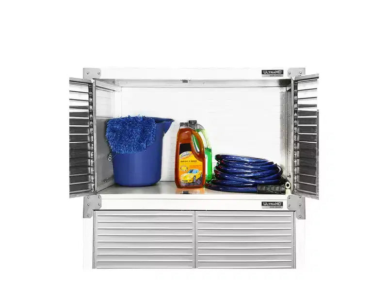 Heavy-Duty Stacking Top Cabinet, 30"W x 18"D x 18.5"H, Steel Storage Cabinet