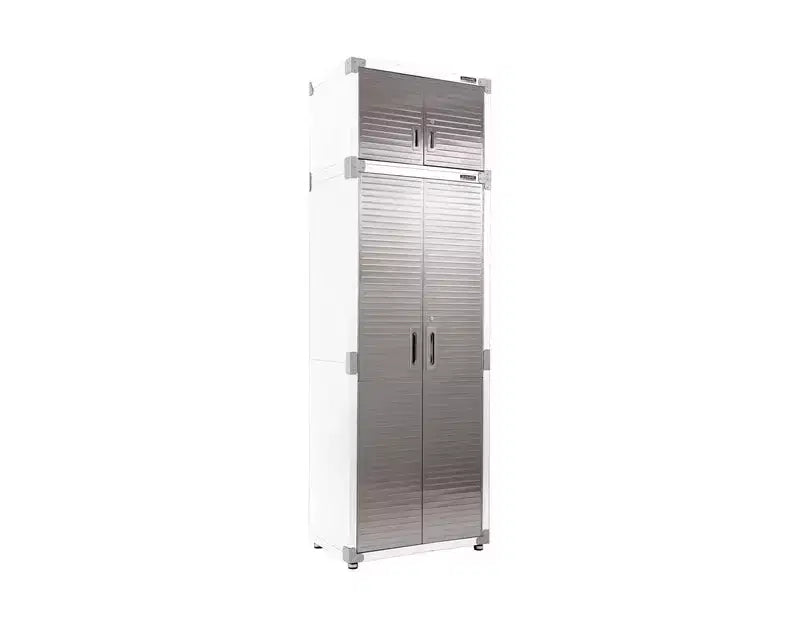 Heavy-Duty Stacking Top Cabinet, 30"W x 18"D x 18.5"H, Steel Storage Cabinet