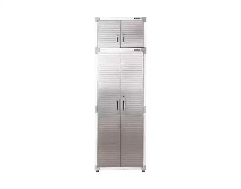 Heavy-Duty Stacking Top Cabinet, 30"W x 18"D x 18.5"H, Steel Storage Cabinet