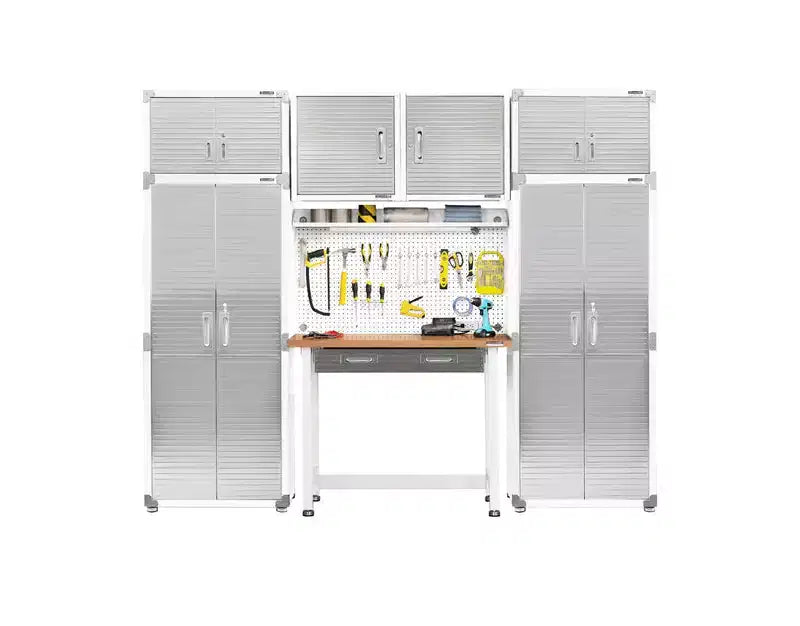 Heavy-Duty Stacking Top Cabinet, 30"W x 18"D x 18.5"H, Steel Storage Cabinet