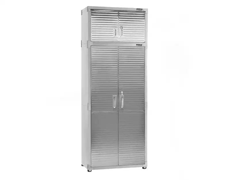 Heavy-Duty Stacking Top Cabinet, 30"W x 18"D x 18.5"H, Steel Storage Cabinet