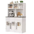 60 in Kitchen Pantry Cabinet, Tall Kitchen Cabinet Pantry Cabinet with Glass Doors, Kitchen Cabinet with Drawers for Living Room, Dining Room