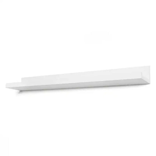 24" White Floating Wall Shelf, Wood Composite, Available in Multiple Sizes