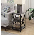 HomeStock Rectangle Metal Table Top End Table 1 -piece