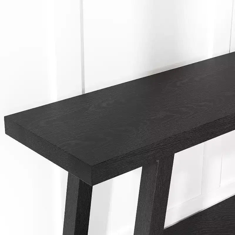71 Long 2 Tier Farmhouse Entryway Tables - Rectangular Couch Table Behind Sofa, Accent Console Tables for Entryway, Foyer, Living Room