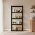 5-Tier Heavy Duty Metal Wire Shelving Unit, Adjustable Shelves & Anti-Slip Feet, 1-4 Pack