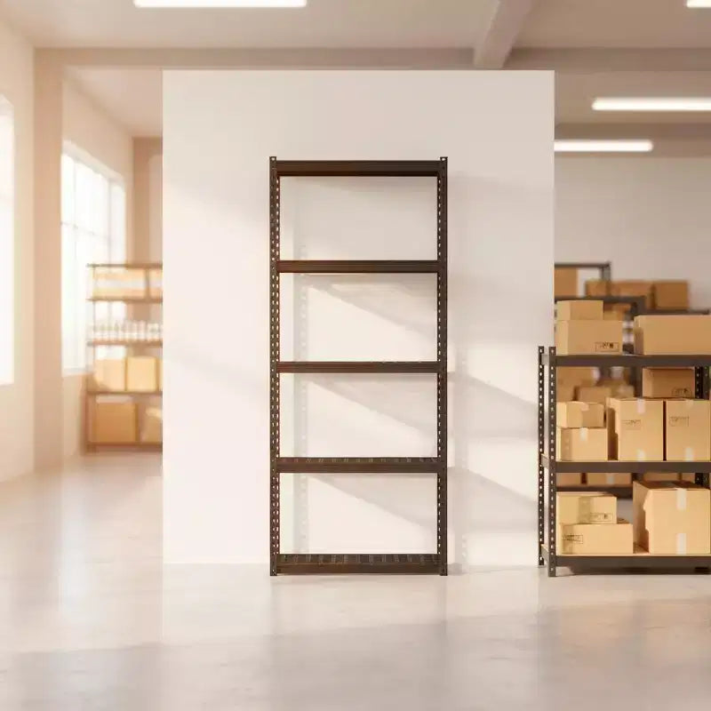 5-Tier Heavy Duty Metal Wire Shelving Unit, Adjustable Shelves & Anti-Slip Feet, 1-4 Pack