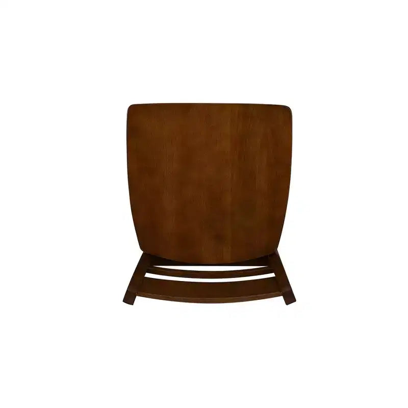 Counter Height Barstool, Walnut Rubberwood Frame, Contemporary Style, Kitchen & Home Bar