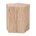 bali & pari Janeth Woven Grasscloth End Table Natural