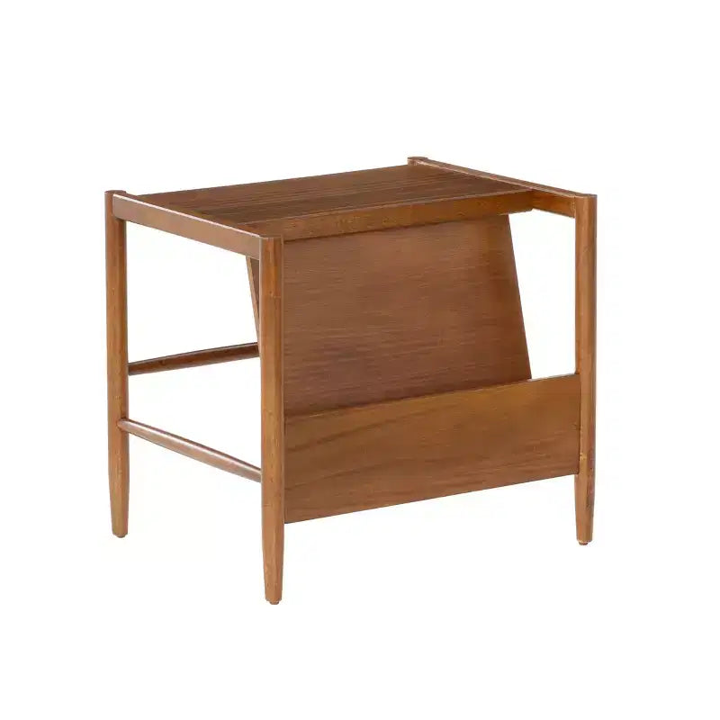 Linon Flanagan Magazine Rack Walnut